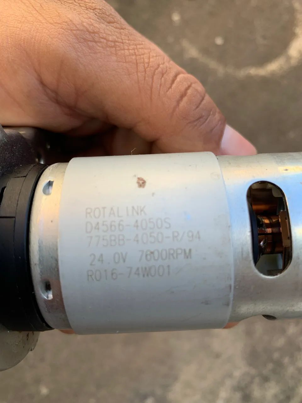 Motor elétrico 24v com redução  - Foto 4