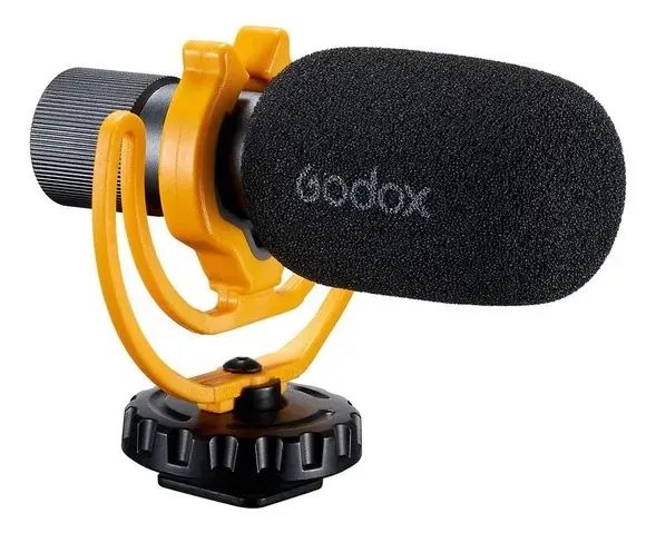 Microfone Godox Shotgun para câmeras/estabilizadores vsmic