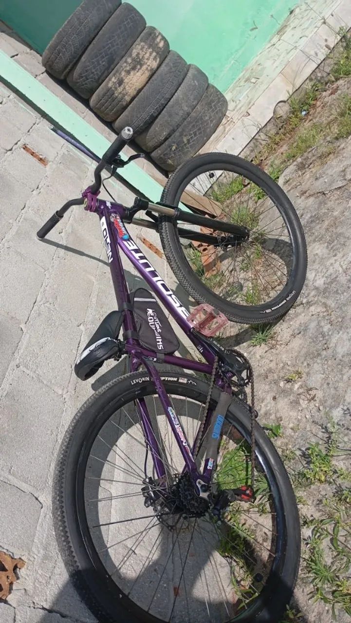Bicicleta aro 29 absolute roxa  - Foto 2