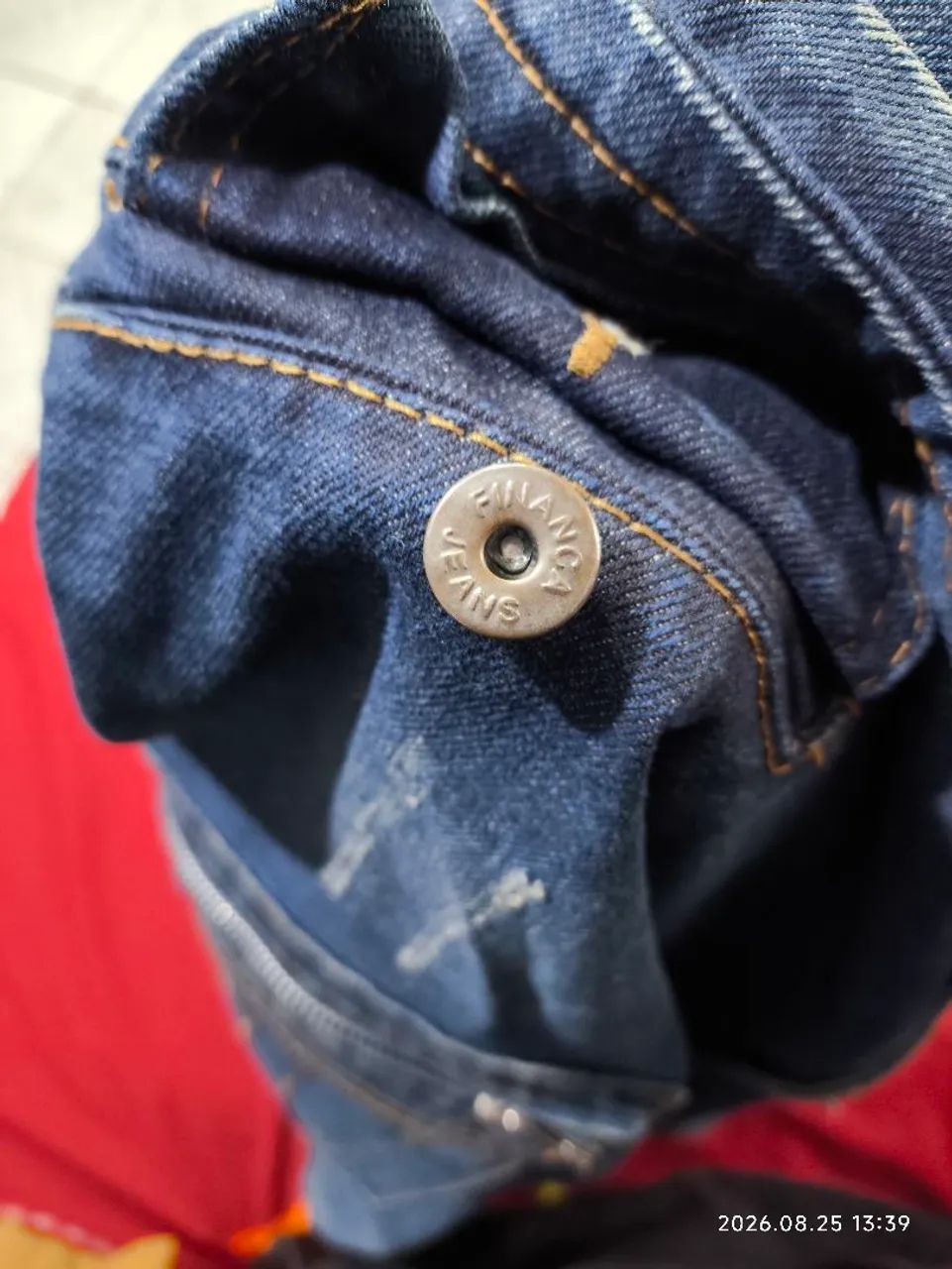 Bermuda jeans finança original tamanho 44 nova - Foto 3