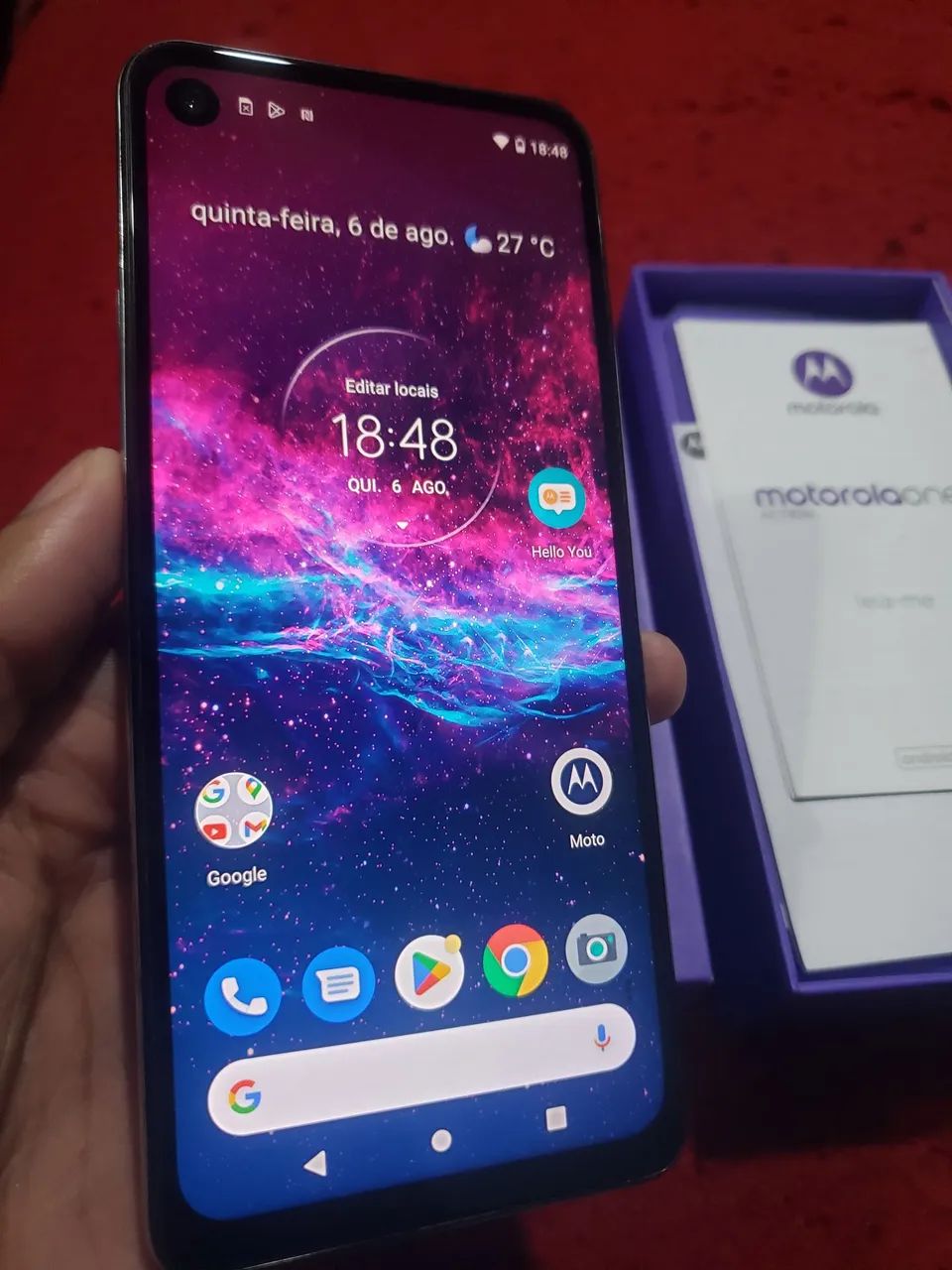 Moto one action 128gb/NFC