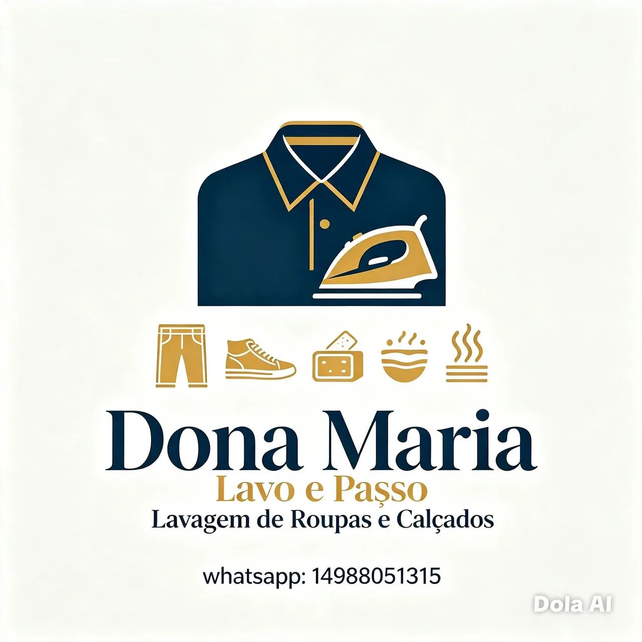 Lavagem de roupas e calçados em geral.
