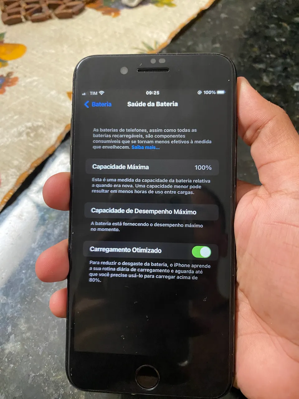 iPhone7plus ブラック 128gb バッテリー消耗率97% iPhone 7 Plus todo original 128gb - Celulares e Smartphones
