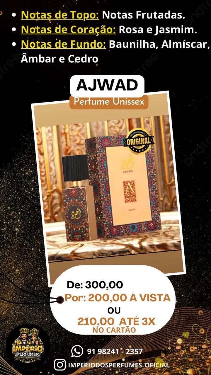 Perfume Árabe Ajwad