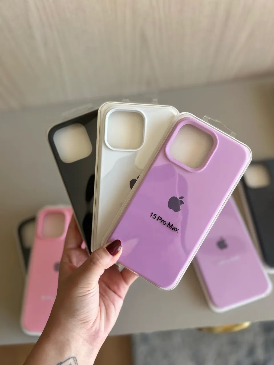 Capinha Silicone Aveludada iPhones  - Foto 2