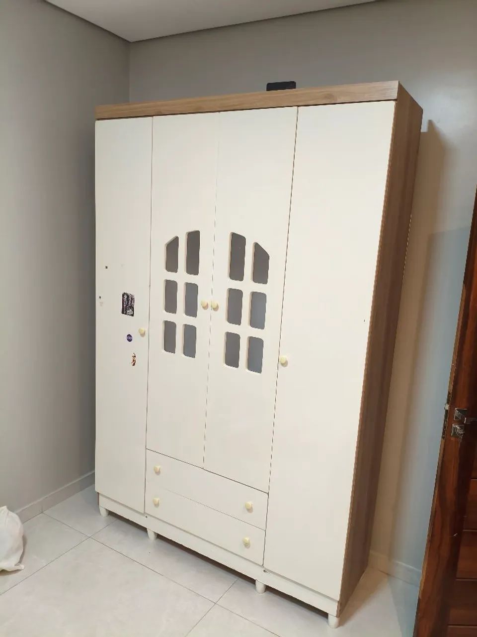Guarda roupa usado bem conservado. - Foto 2