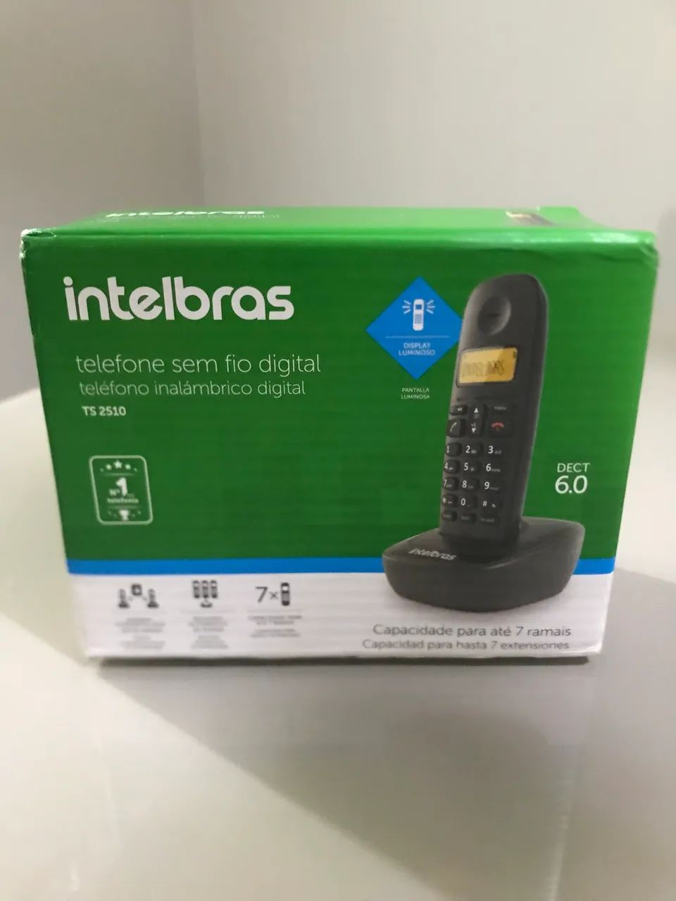 Telefone sem fio Intelbras digital 