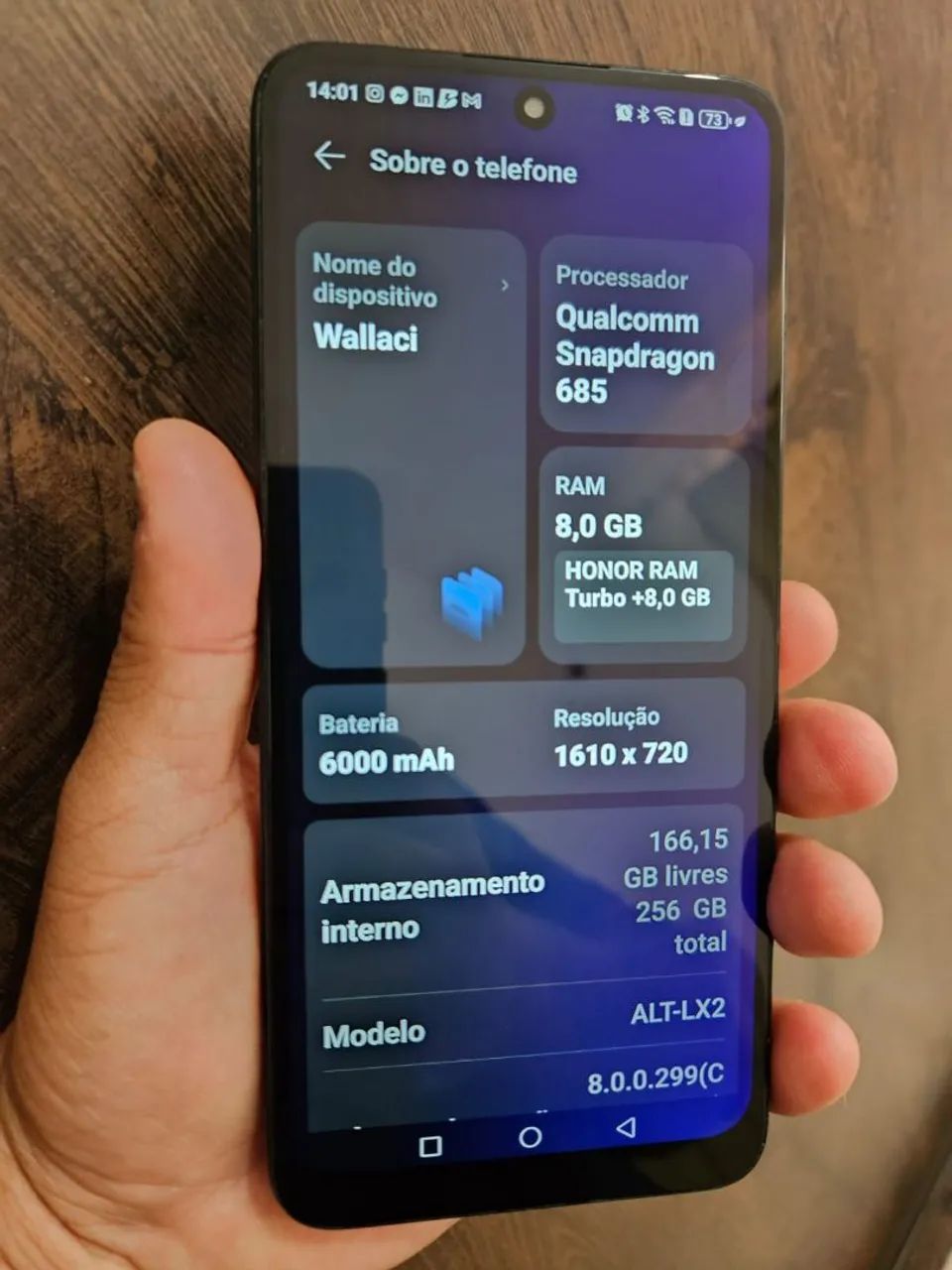 Celular Honor X7C 8GB/256GB - Foto 2