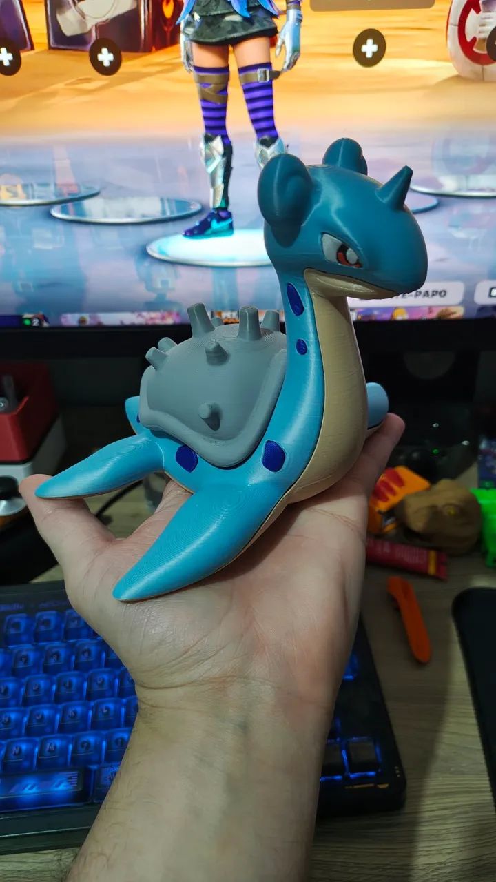 Boneco Action Figure Lapras Pokémon 12cm