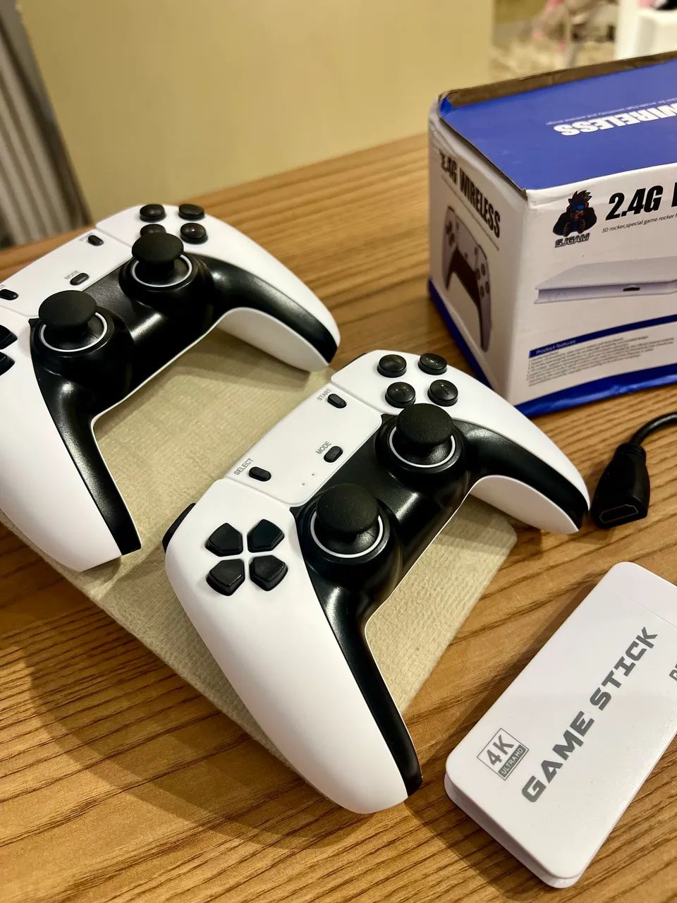 Game Stick M15 Pro Console Retro 20mil Jogos com 2 Controles - Foto 5
