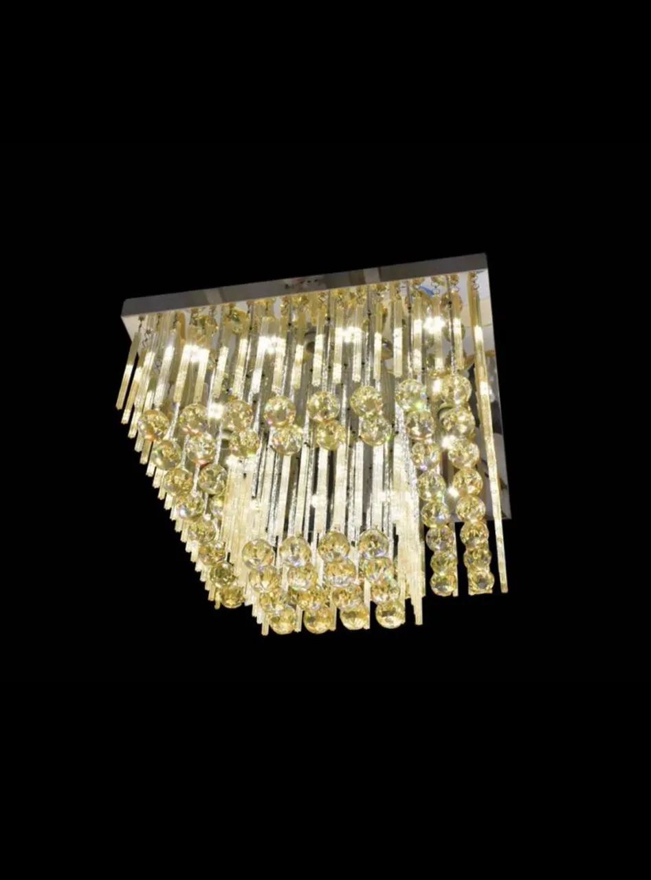 Lustre Diamante dourado