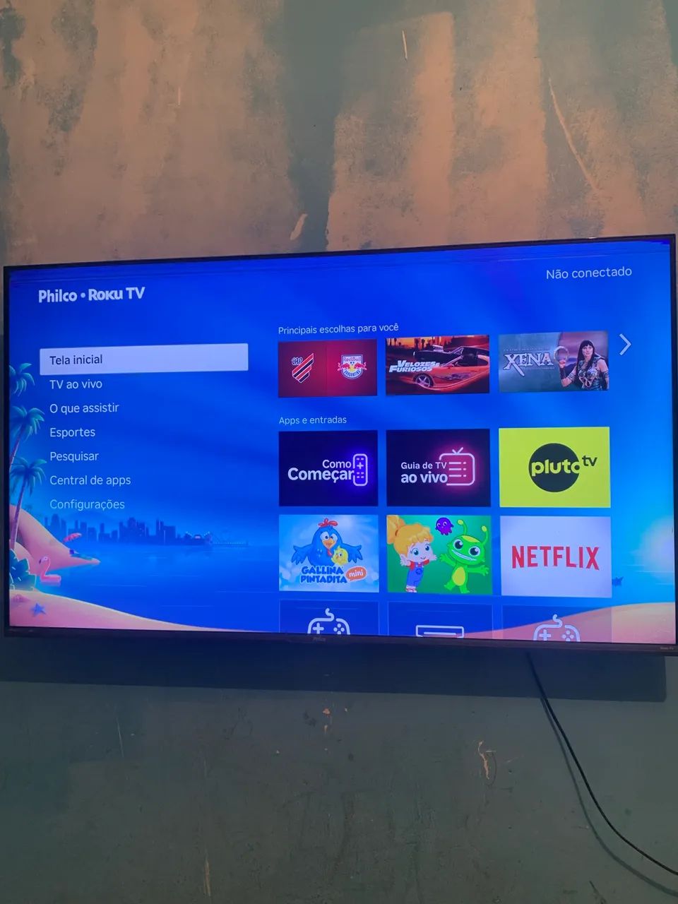 Vendo Televisão com defeito