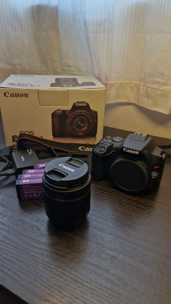 Câmera canon sl3