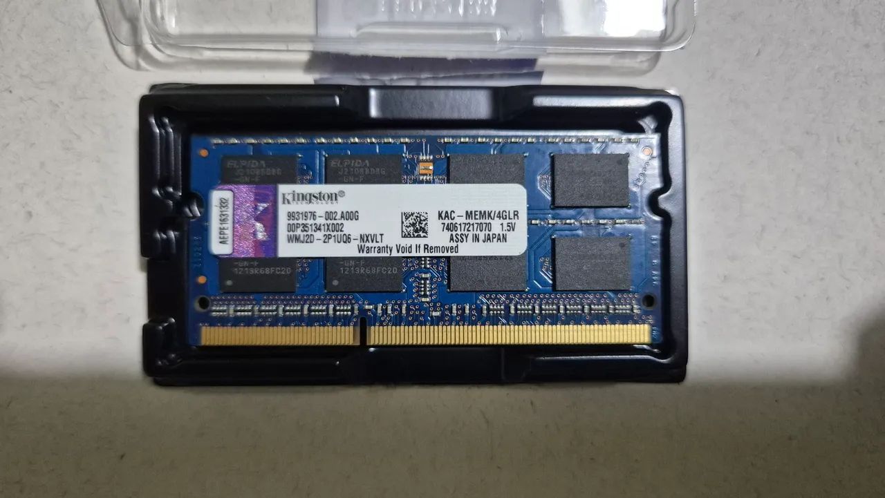 Memória ram 4GB CAC-MEMK/4GLR KINGSTON  - Foto 2
