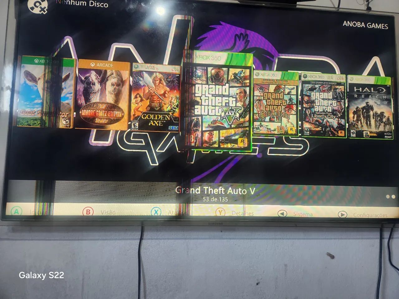 XBOX 360 SUPER SLIM COM JOGOS NO HD - Foto 3