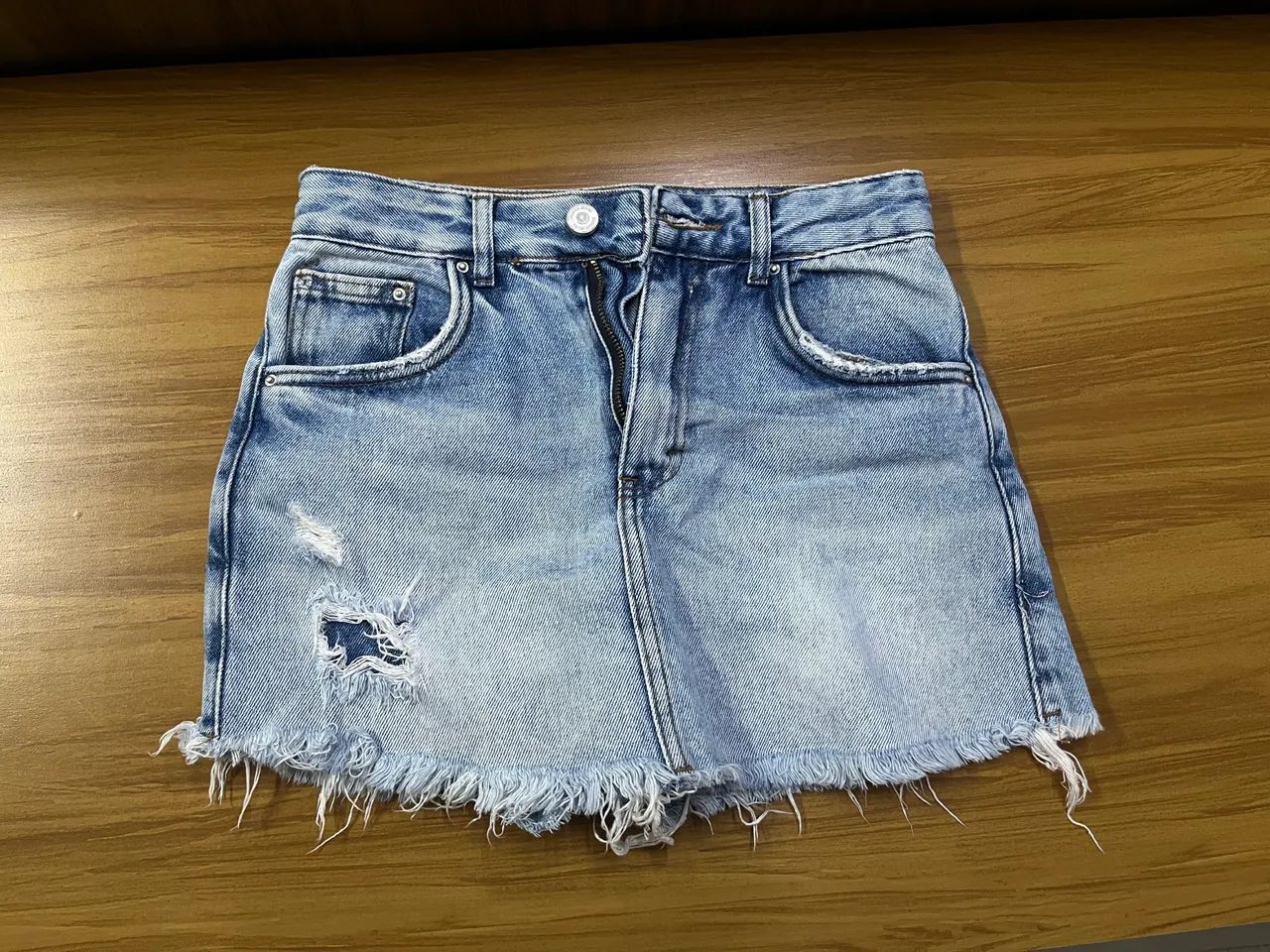 short saia jeans youcom