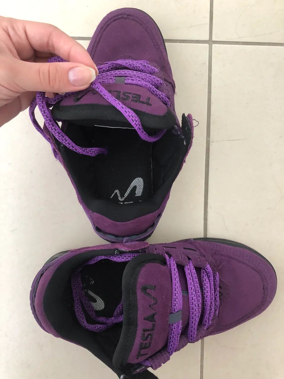 Tênis tesla roxo - Foto 5