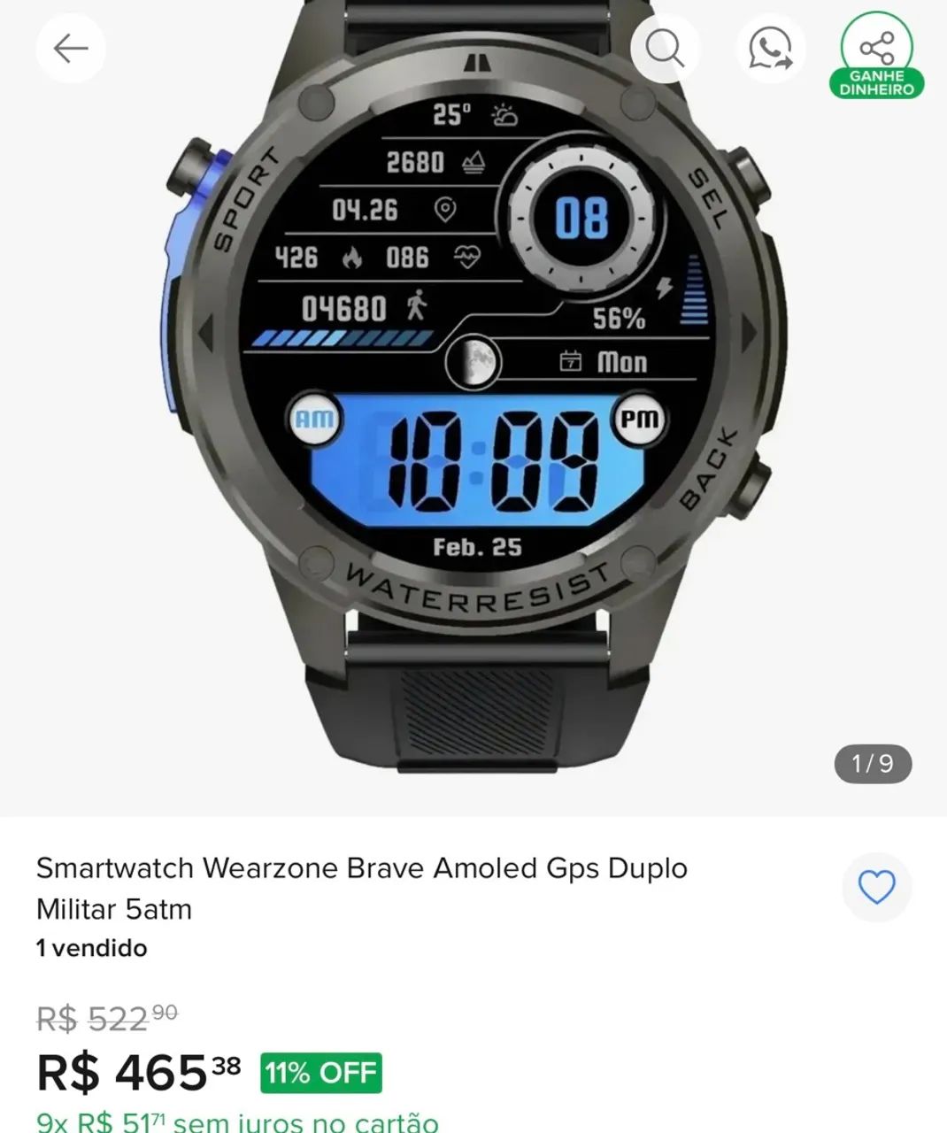 Smartwatch Wearzone Brave - Foto 3
