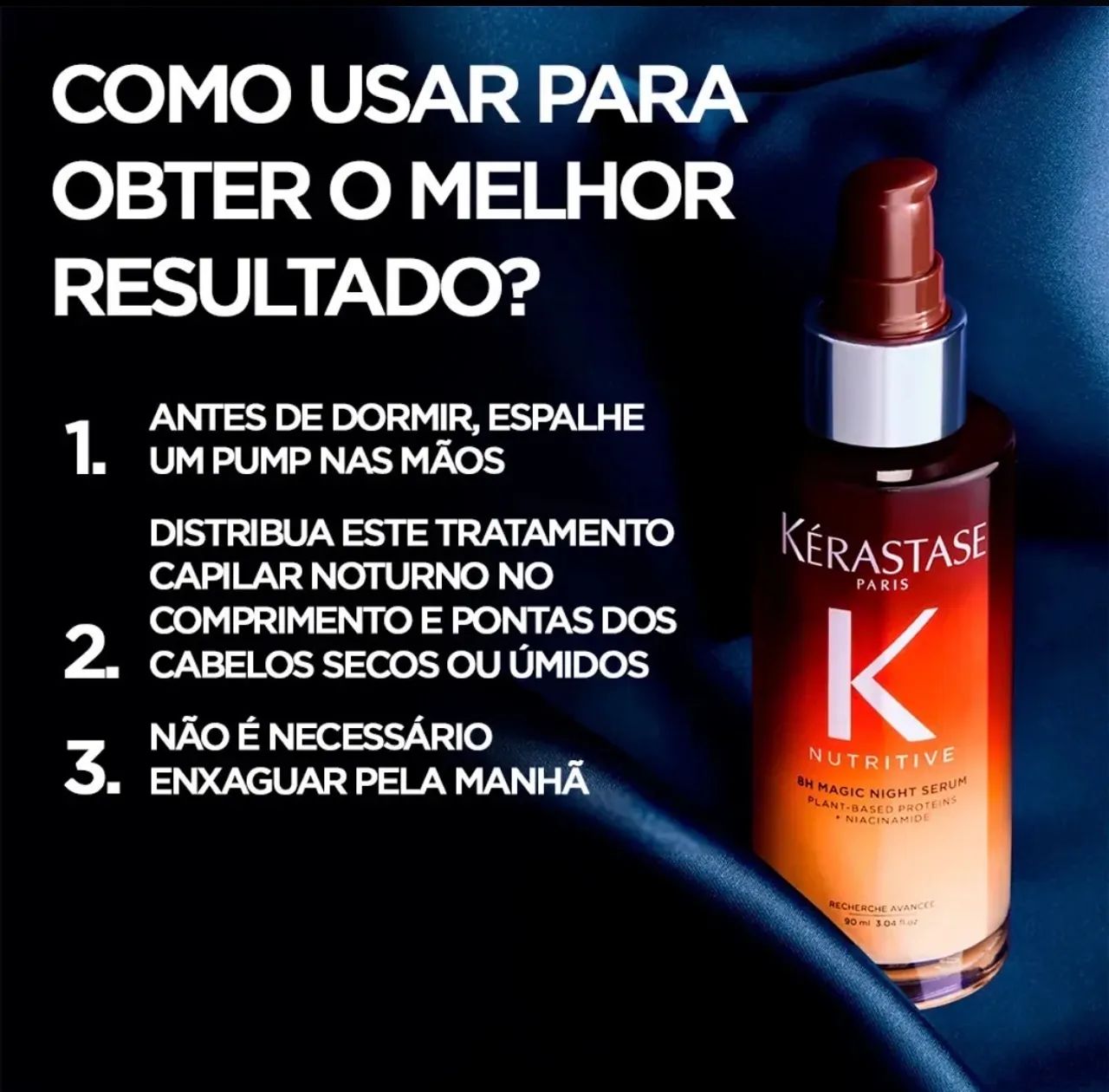 Sérum de Noite Mágica Nutritivo Kérastase Nutritive 8H - Foto 4