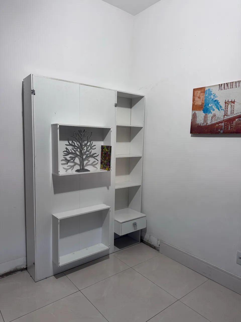Cama solteiro de embutir 