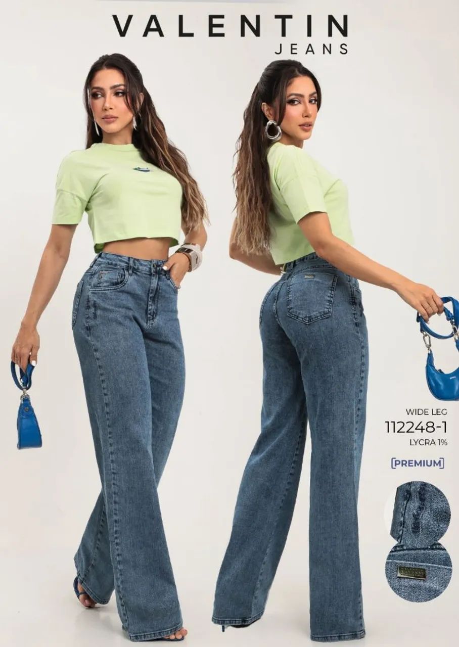 Calça  wid leg Valentin jeans 36
