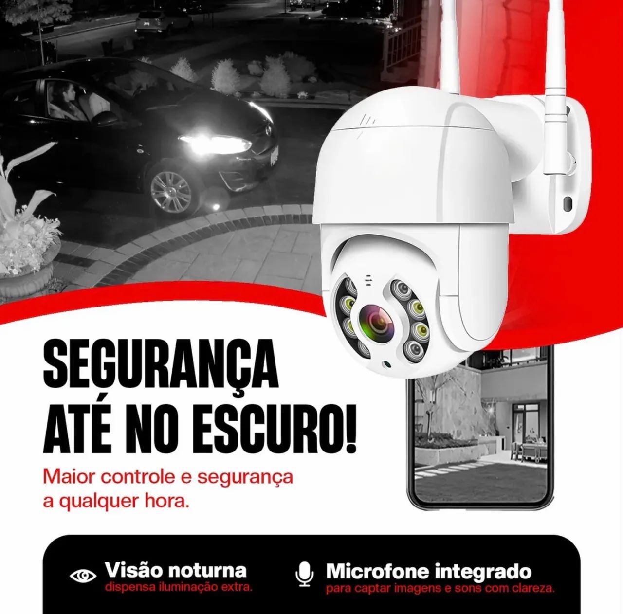 Camera Externa Wi-Fi com Infravermelho NOVA! - Foto 4