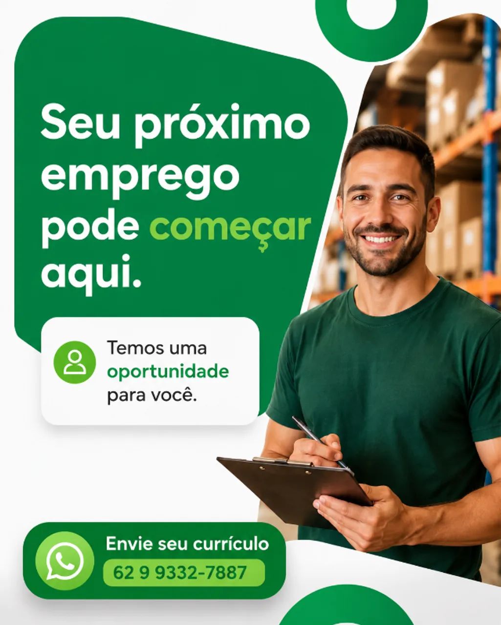 Vaga Emprego Estoquistas