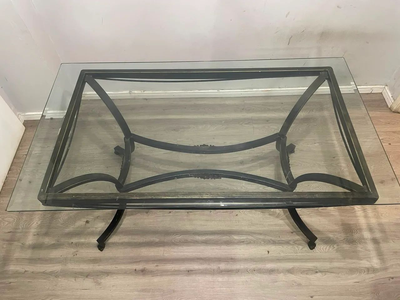 Vendo Mesa de Ferro e Vidro  - Foto 2