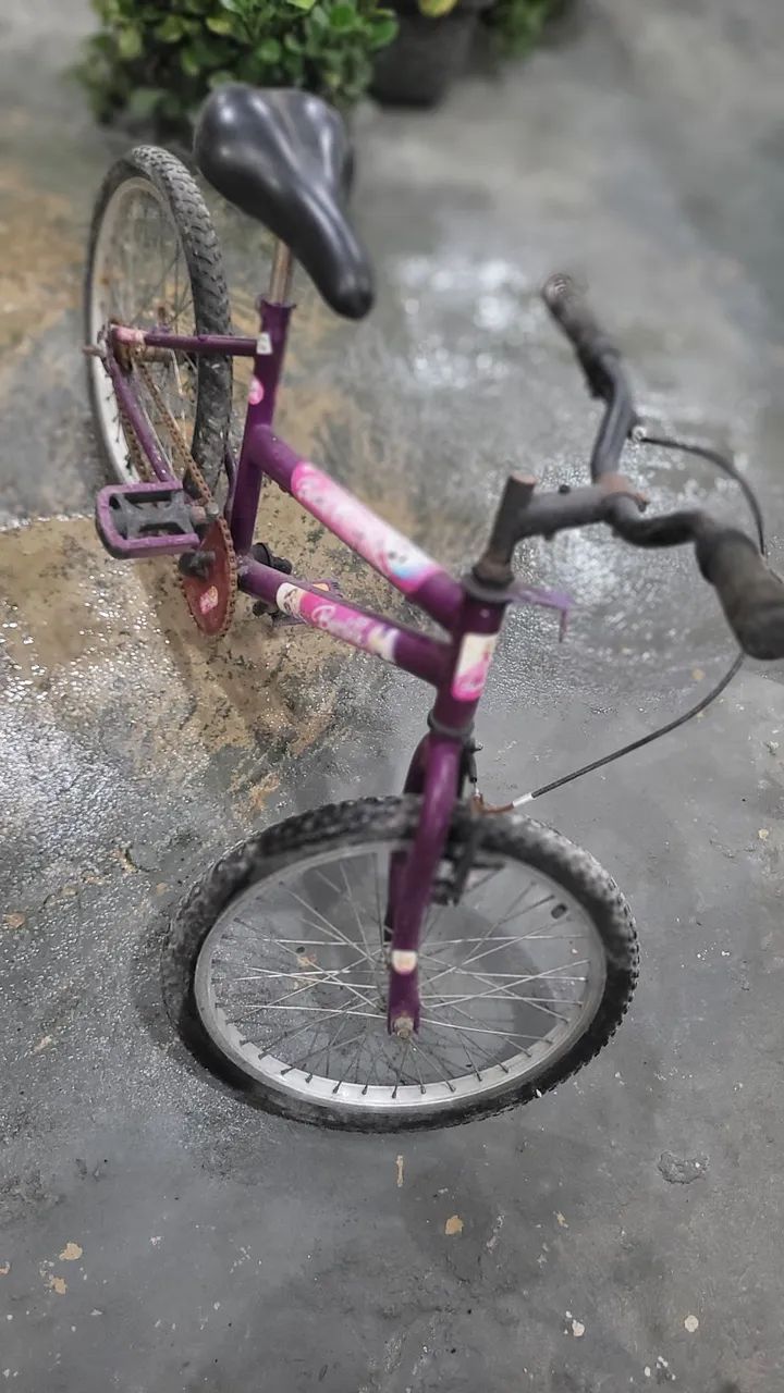 Bicicleta infantil Aro 20 (cor roxa) - Foto 3
