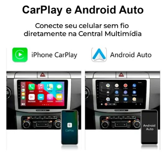 Multimidia 9 Polegadas Carplay Android Auto Sem Fio Ios e Smartphone Aceita Camera Usb Com - Foto 4