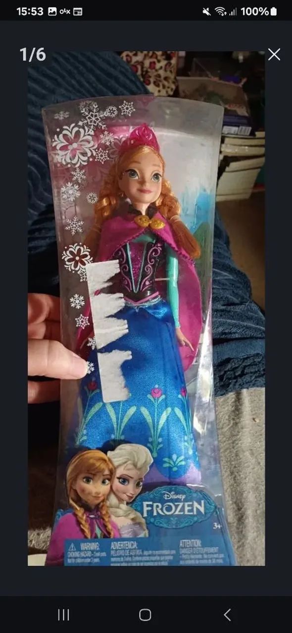 Boneca Disney Princesa Anna