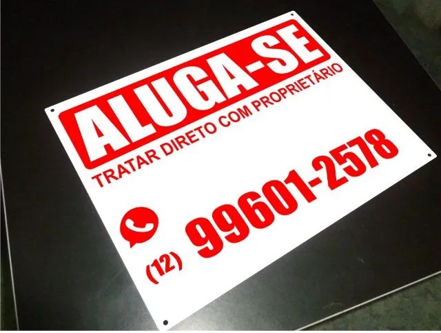 Placa Aluga Vende Casa Apartamento Sítio Chácara - Foto 2