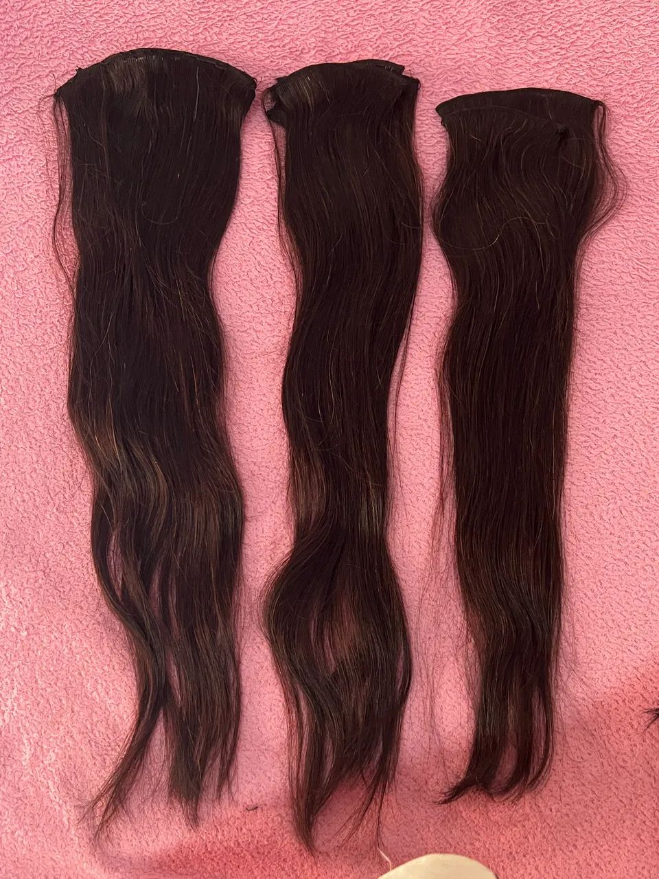 Cabelo brasileiro ( CASTANHO) 200gm 75 cm 