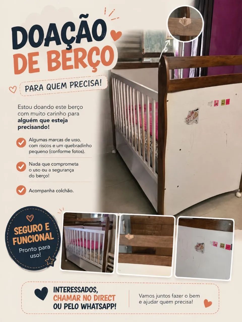 Doação berço 