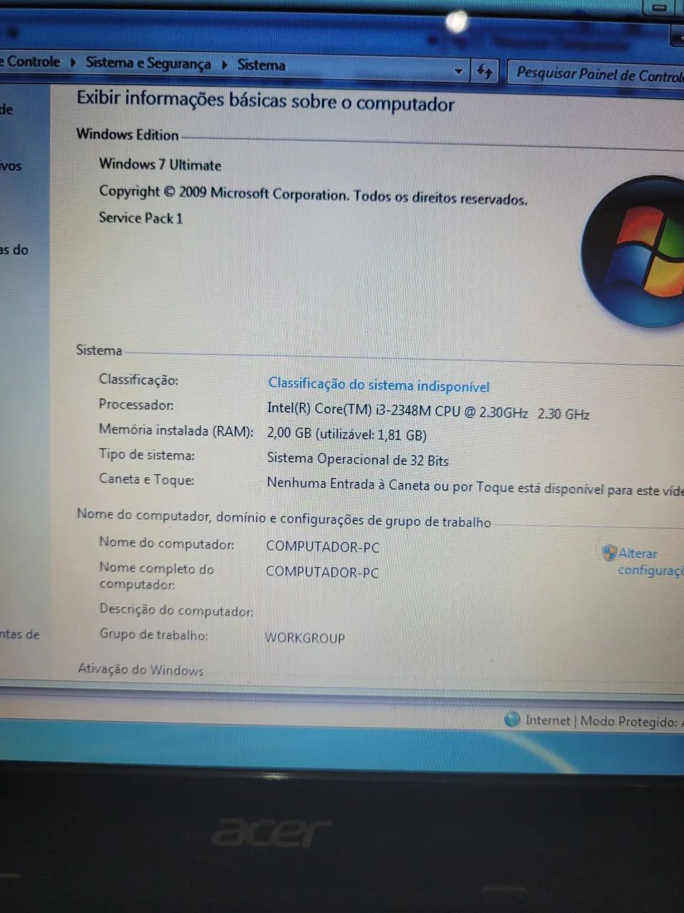Notebook Acer i3 Bem conservado - Foto 5