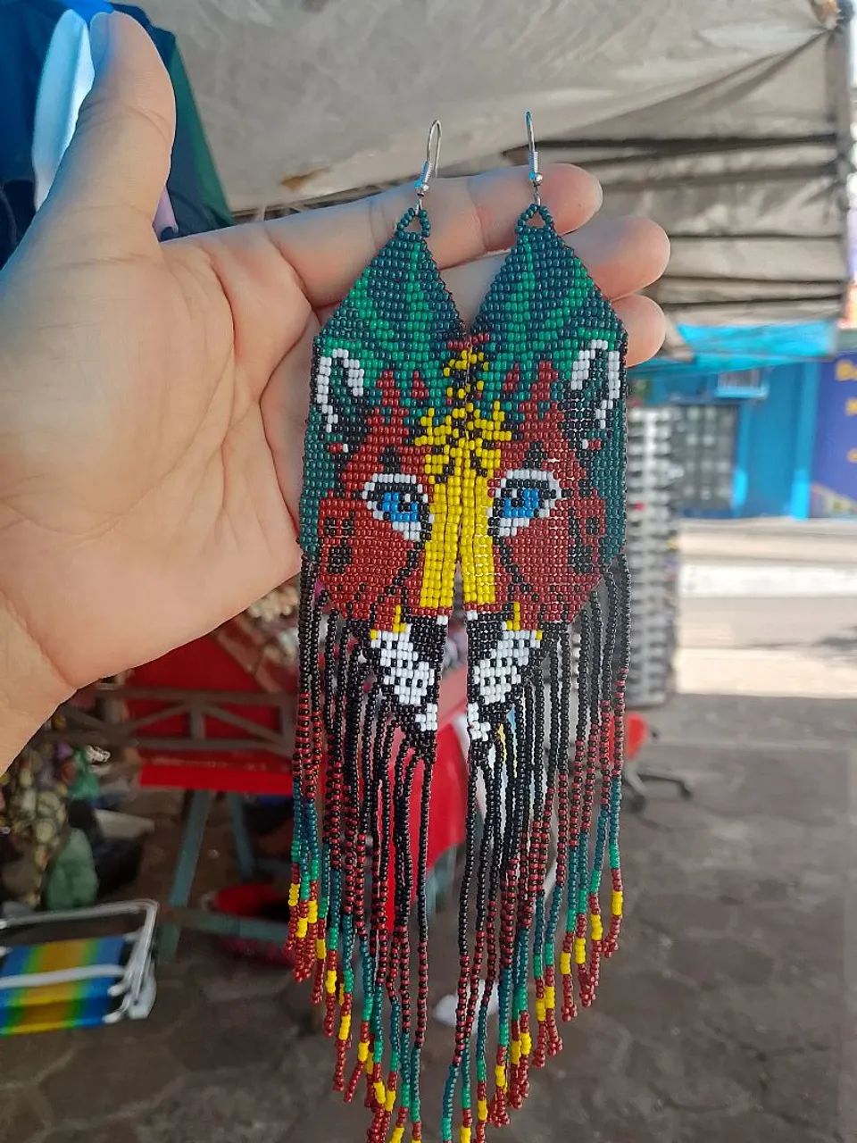 Brinco de miçangas  - Foto 2