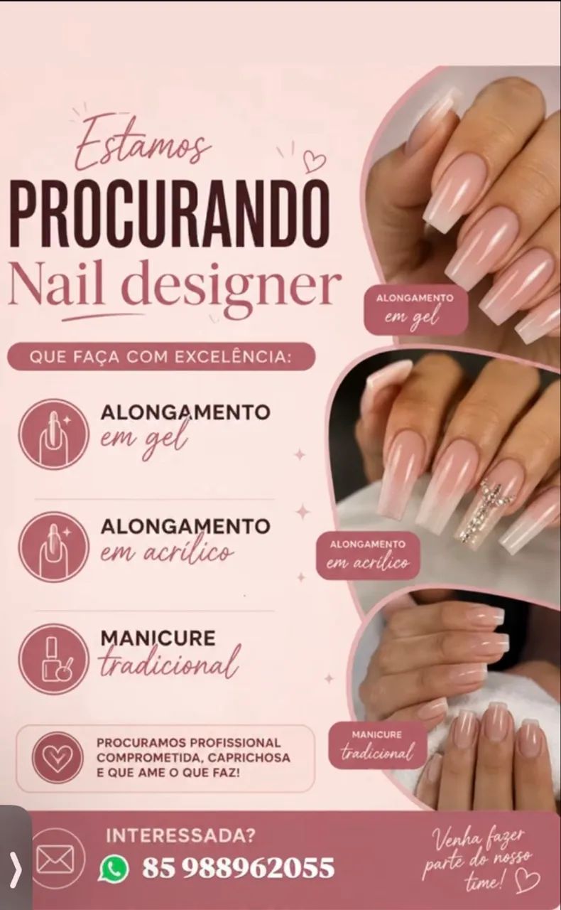 Procura - se manicure e nail Designer 