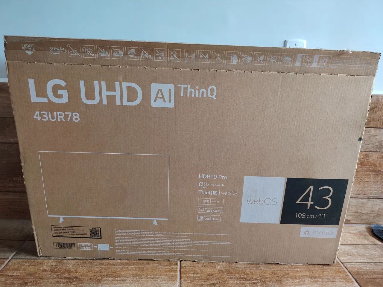Smart TV LG UHD webOs 43 Polegadas - Foto 3
