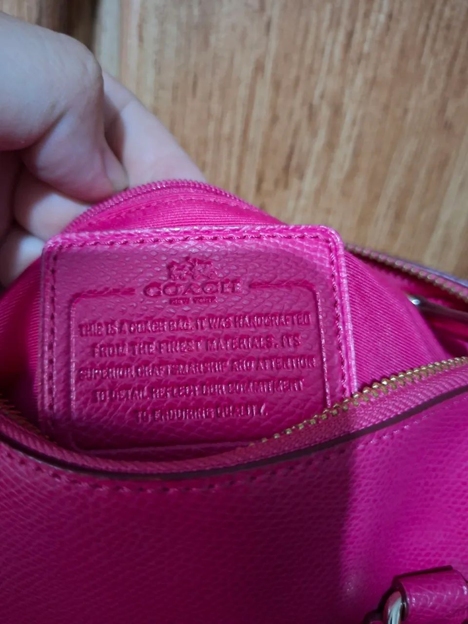 Bolsa Coach rosa - Foto 5