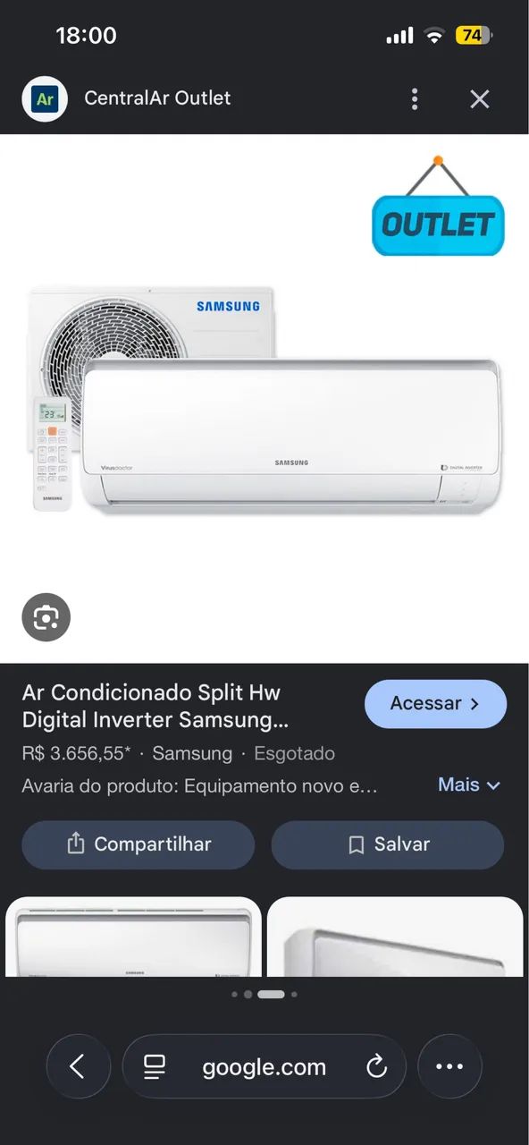 Condensadora 24mil btus samsung  - Foto 2