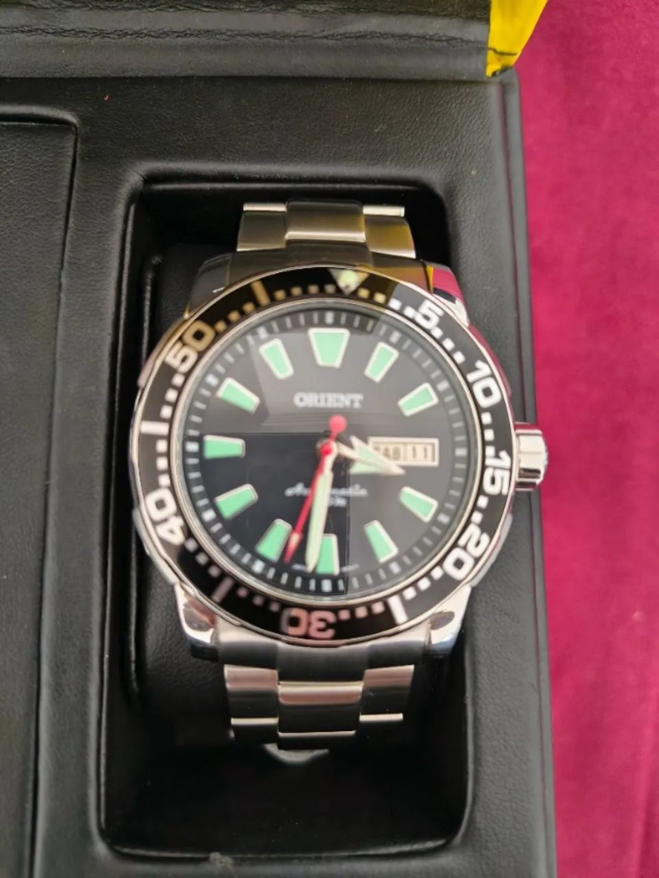 Relógio Orient Automático Poseidon 469SS039 - Sem Uso (Completo + NF) - Foto 4