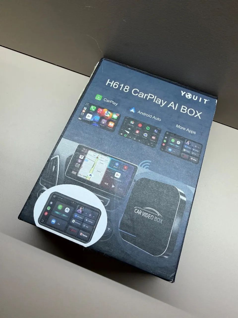 CAR VIDEO BOX - H618 ?  Transforme a central multimídia do seu carro! ?  ? Apple CarPlay - Foto 2