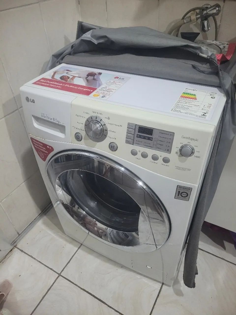 Maquina de lavar lava e seca lg