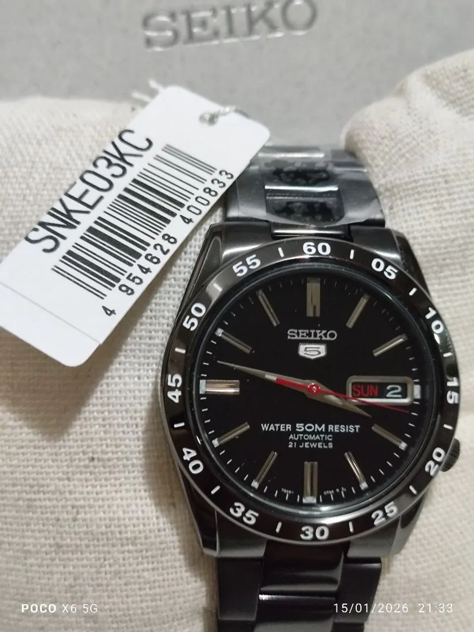Relógio seiko 5 automático  - Foto 4