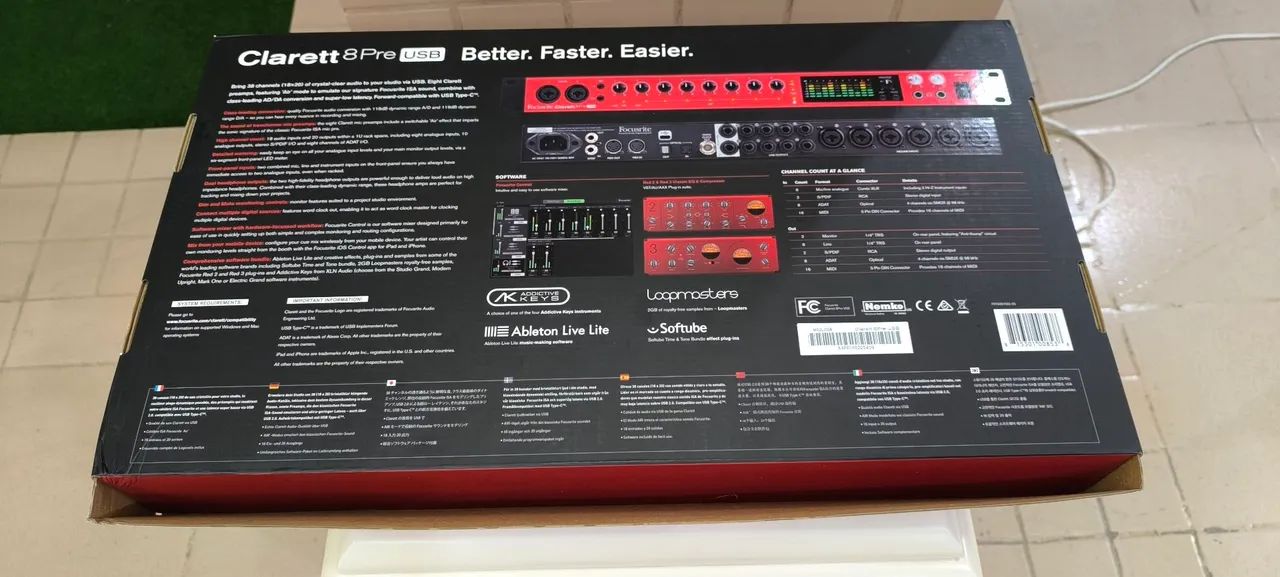 Clarett 8pre USB - Interface de Áudio  - Foto 4