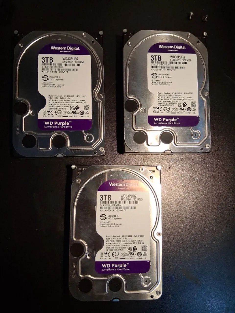 hd 3Tb Purple Dvr Nvr Intelbras