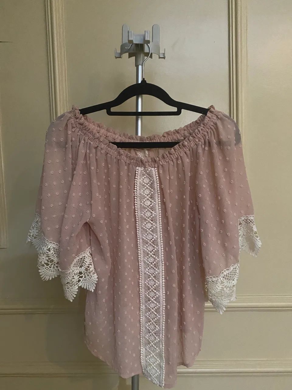Blusa Ombro a ombro Rosa M - Foto 2