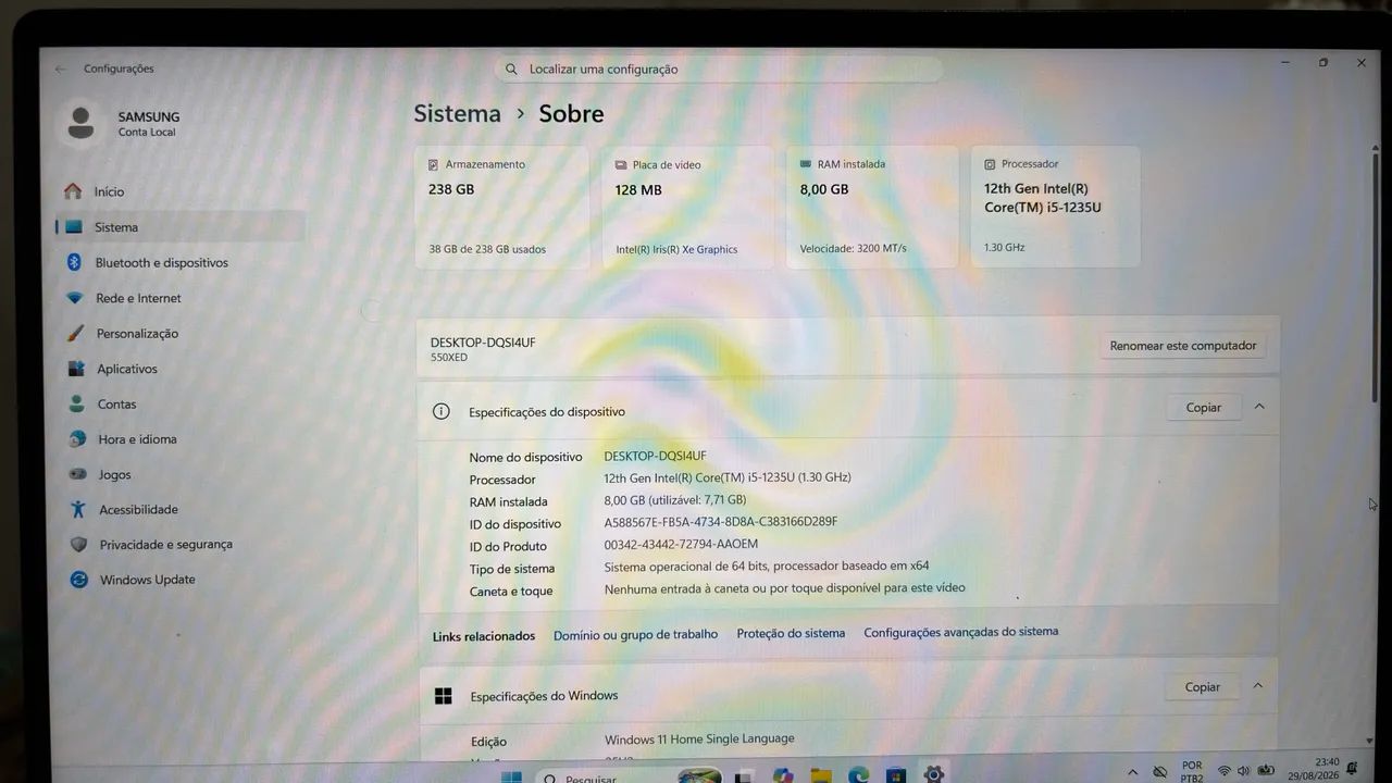 Notebook Samsung Book 2 i5 12ª - Foto 3