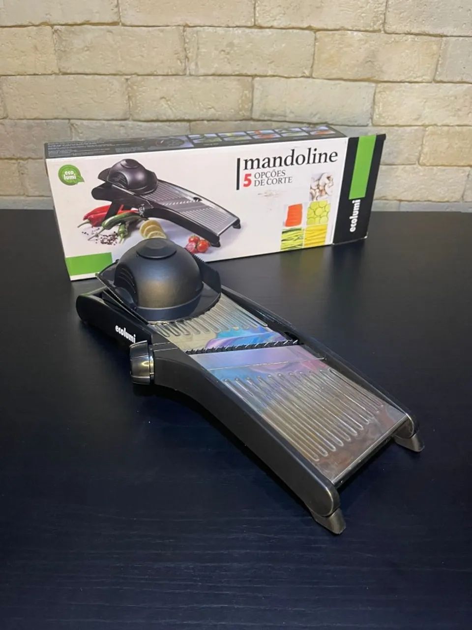 Fatiador Mandoline Inox Novo na Caixa 5 Cortes - Foto 5