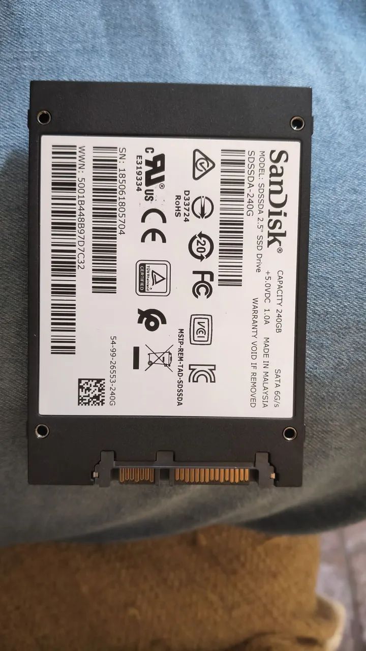 SSD 240gb SanDisk  - Foto 2